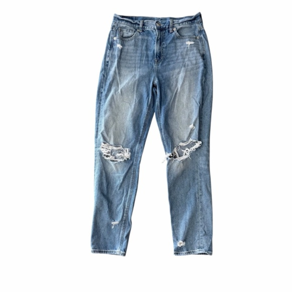 American Eagle Outfitters Blue Ripped Boyfriend Jeans